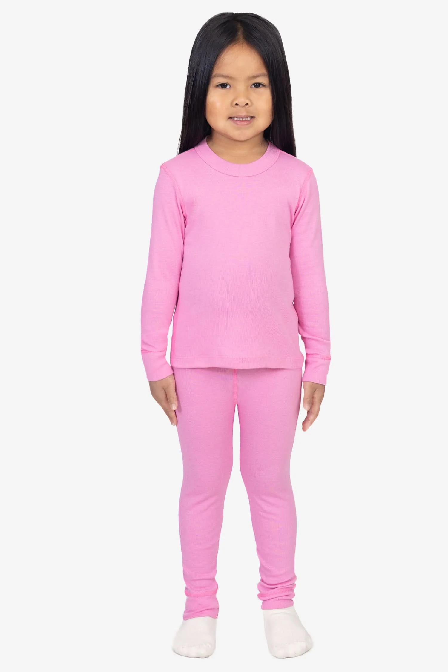 FFR107 - Kids 50/50 Long Sleeve Rib Top - Image 3