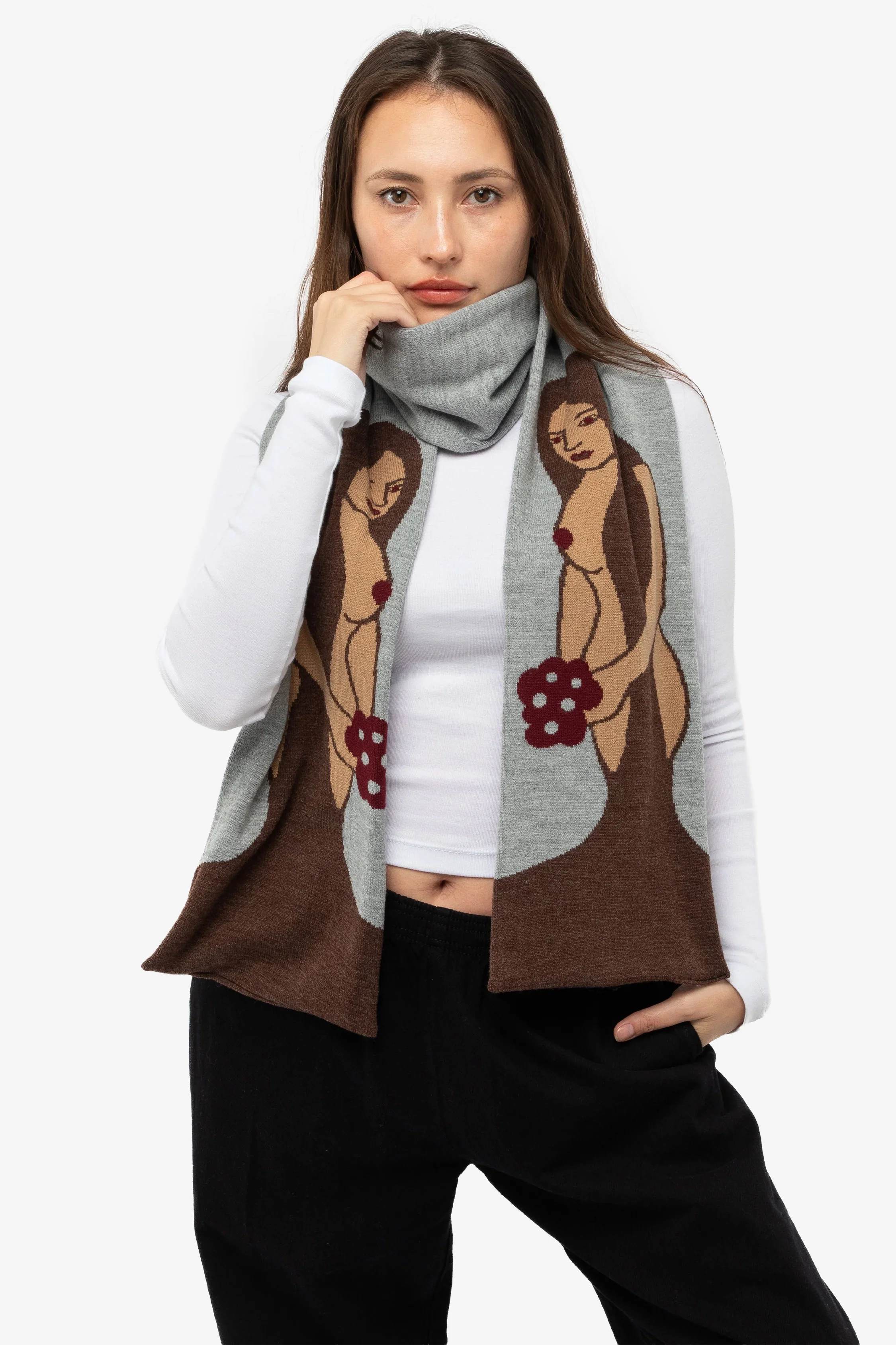 JQSCARF42 - Nude Woman Scarf - Image 15
