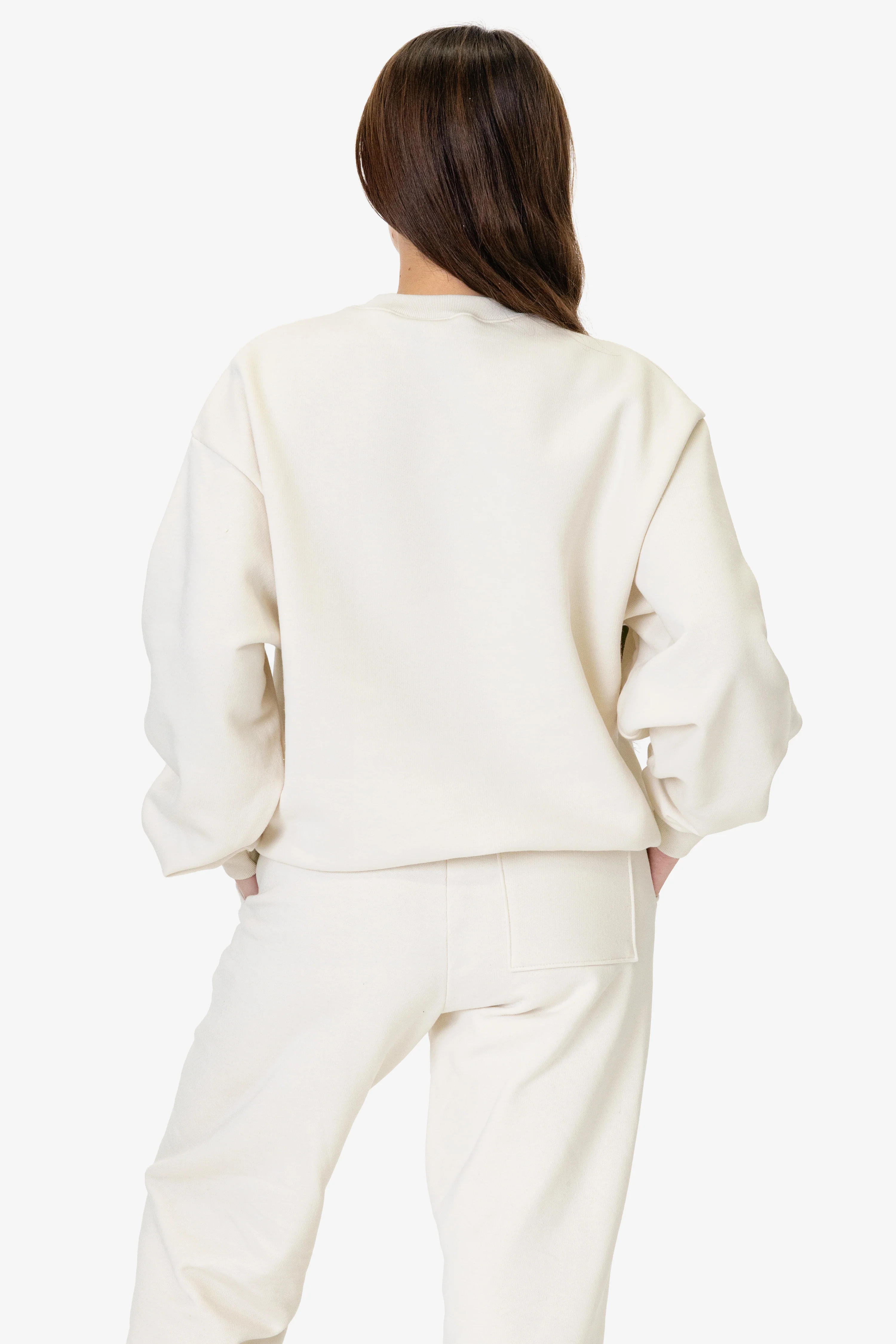 MWF1047 Unisex - 10 oz. Mid-weight Poly Cotton Fleece Wide Crewneck - Image 10