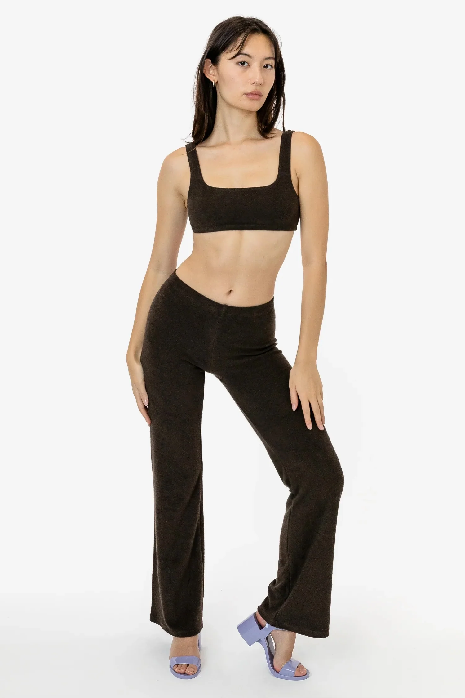 RLT3005 - Loop Terry Squareneck Bra Top - Image 18